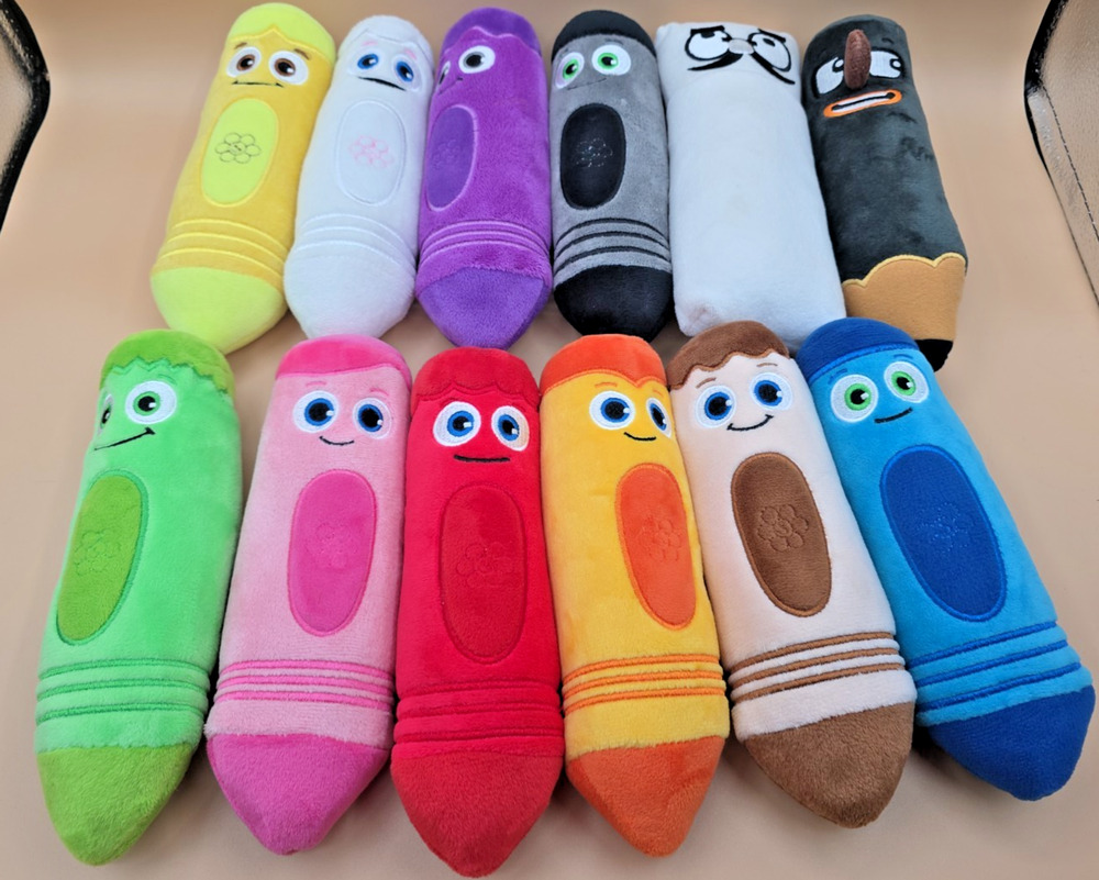 BabyFirst TV Color Crew Crayon Talking Plush Toy Set Of 12 - 1 Not Working